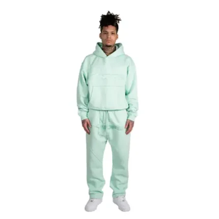 Tone in Tone Mint Nofs Hoodie Front